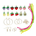 Sieraden set - armbanden & oorbellen - fruit