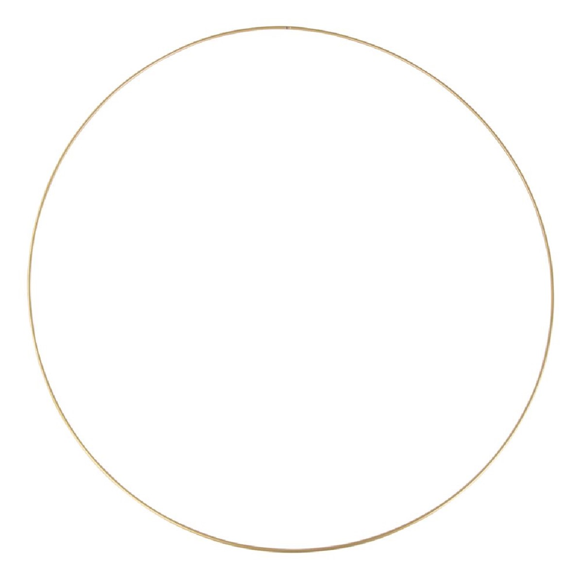 Metalen ring - 60 cm - goudkleurig