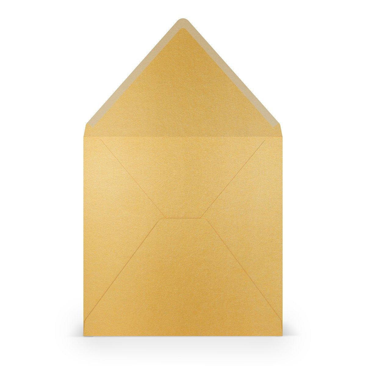 Enveloppen - vierkant - 5 stuks - goud