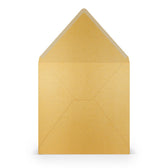 Enveloppen - vierkant - 5 stuks - goud