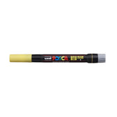 POSCA acrylmarker - brushpunt PCF-350 - 1-10 mm - geel
