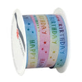 Cadeaulint - 10 meter - Happy Birthday pastel