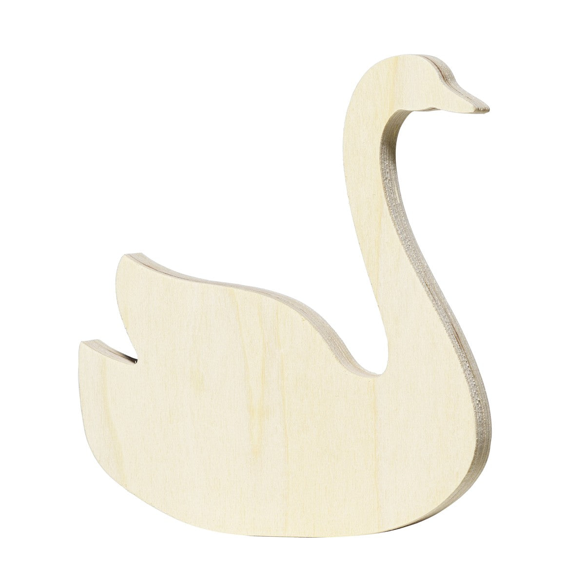 Houten figuur - zwaan