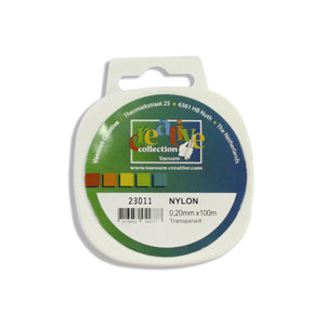 Transparant nylondraad 0,2 mm/ 100 meter