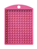 Pixelhobby medaillon - donkerroze