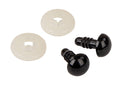 Kunststof veiligheidsogen - 10 mm - zwart