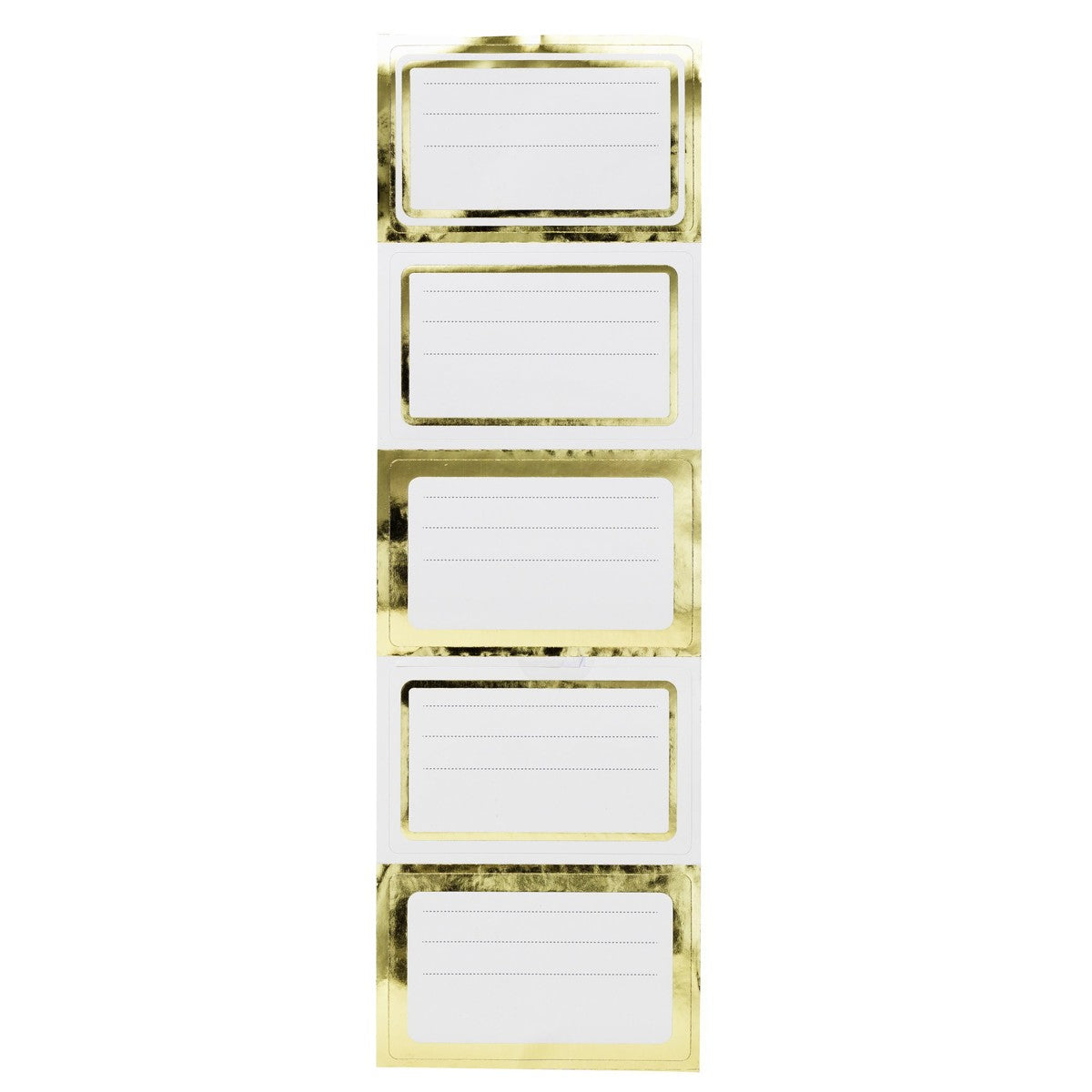 Cadeau etiketten - gouden frame