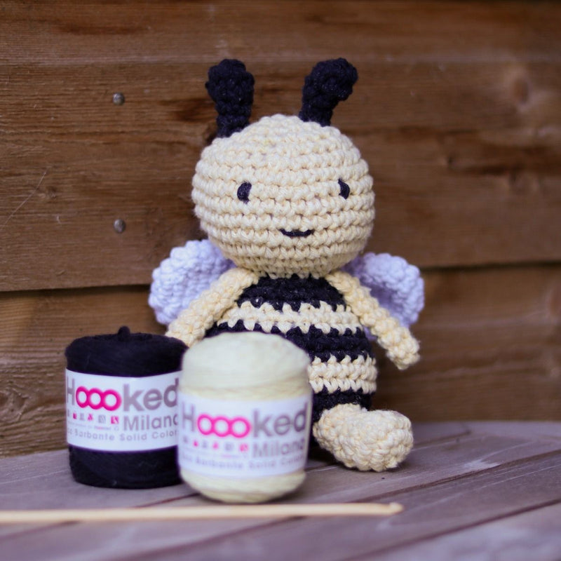 Hoooked DIY kit - Bee Honey - popcorn