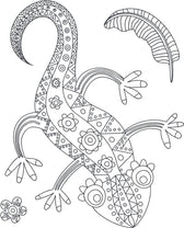 Kleurboek - glitterkleurboek - Icons of Mexico