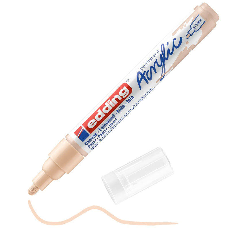 edding 5100 acrylic marker medium - 255 warm beige