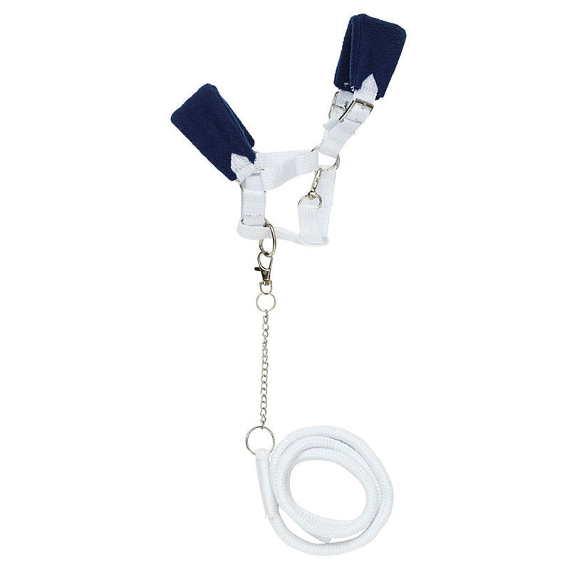 Hobby Horse - halster met halstertouw - blauw