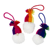 Panduro Junior DIY kit - Happy Pom Pom Santas