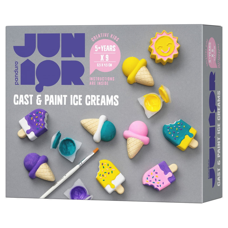 Panduro Junior DIY kit - Cast & Paint Ice Creams