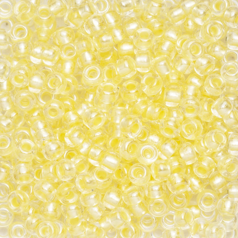 Rocailles - 9/0 - lichtgele kern