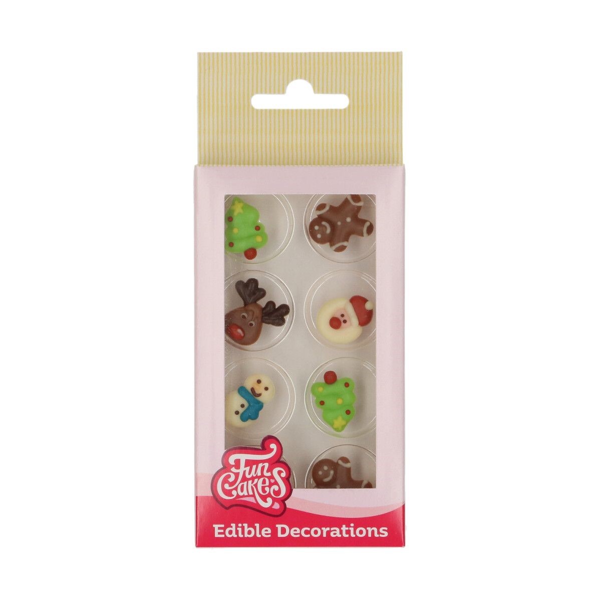 FunCakes chocodecoratie - Colourful Christmas