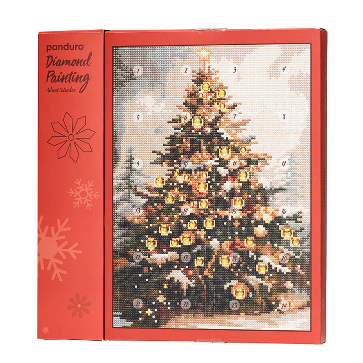 Diamond painting kit - 30x40 cm - adventskalender