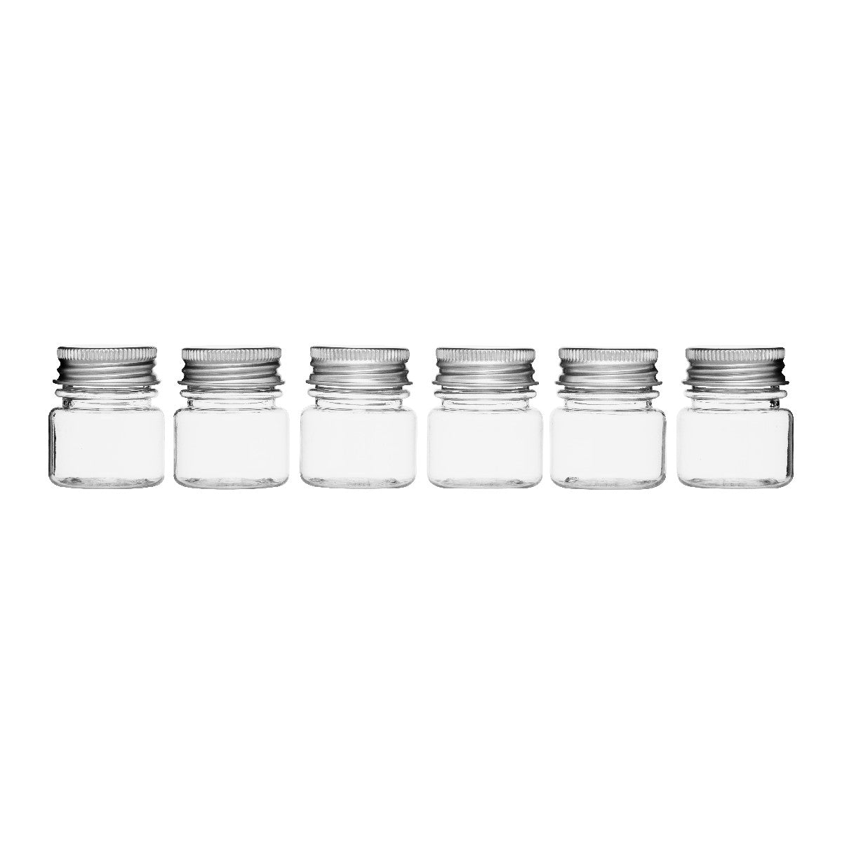 Plastic potjes - 4 cm - 6 stuks