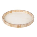 Houten dienblad - 30cm ø - naturel