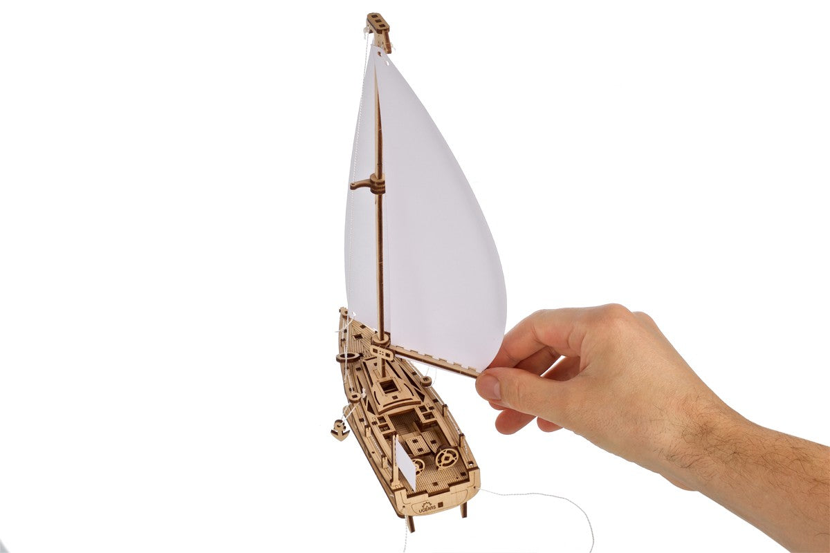 Ugears houten 3D puzzel - Ocean Beauty Yacht