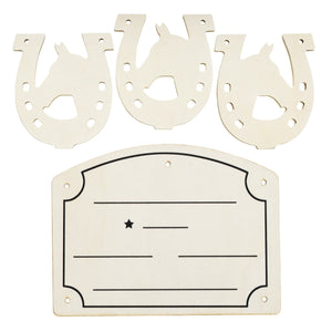 Hobby Horse - naambord en plaquettes