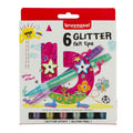 Bruynzeel Kids - glitter viltstiften - 6 stuks