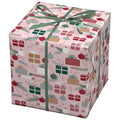 Cadeaupapier - 10 meter - roze/cadeautjes