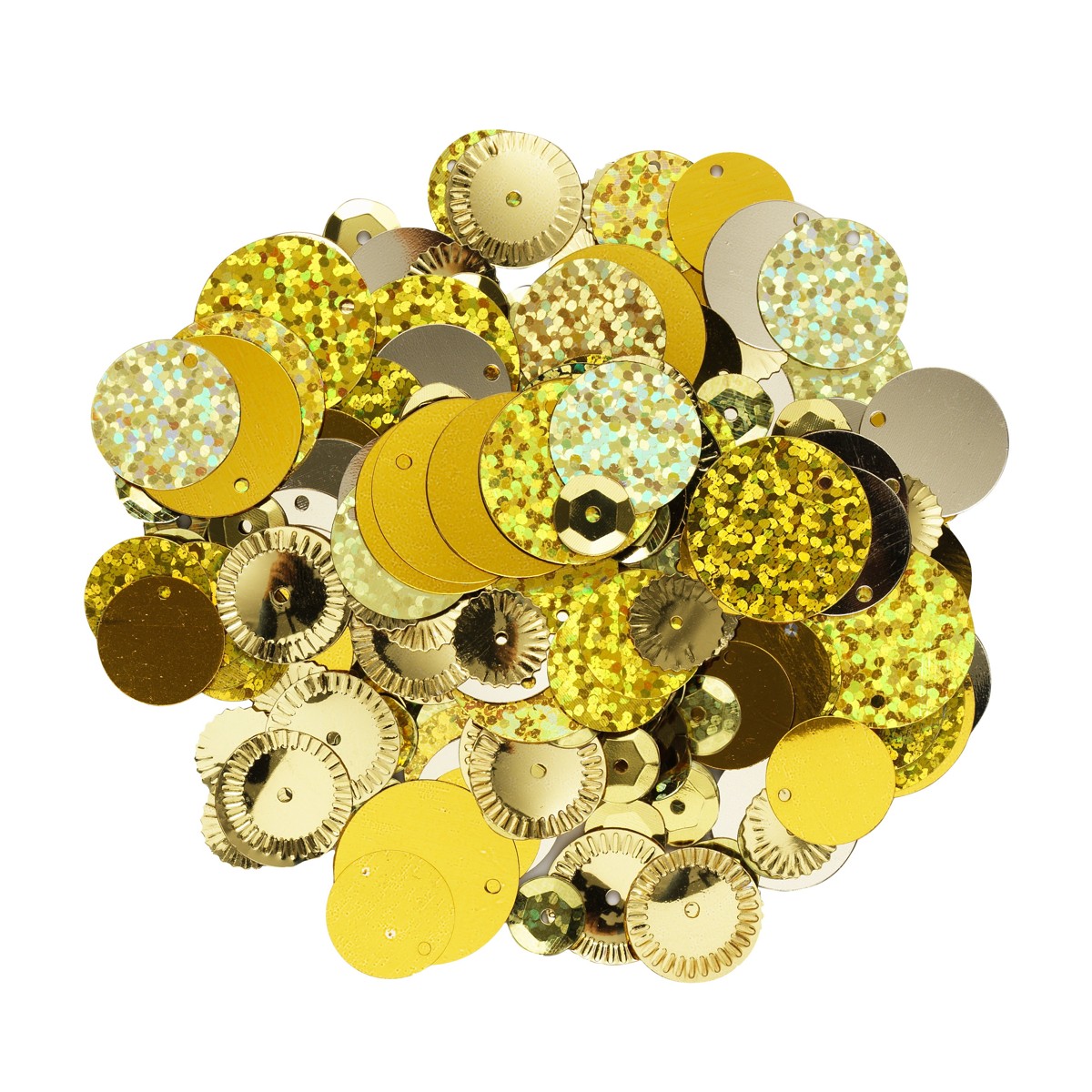 Pailletten - mix goud