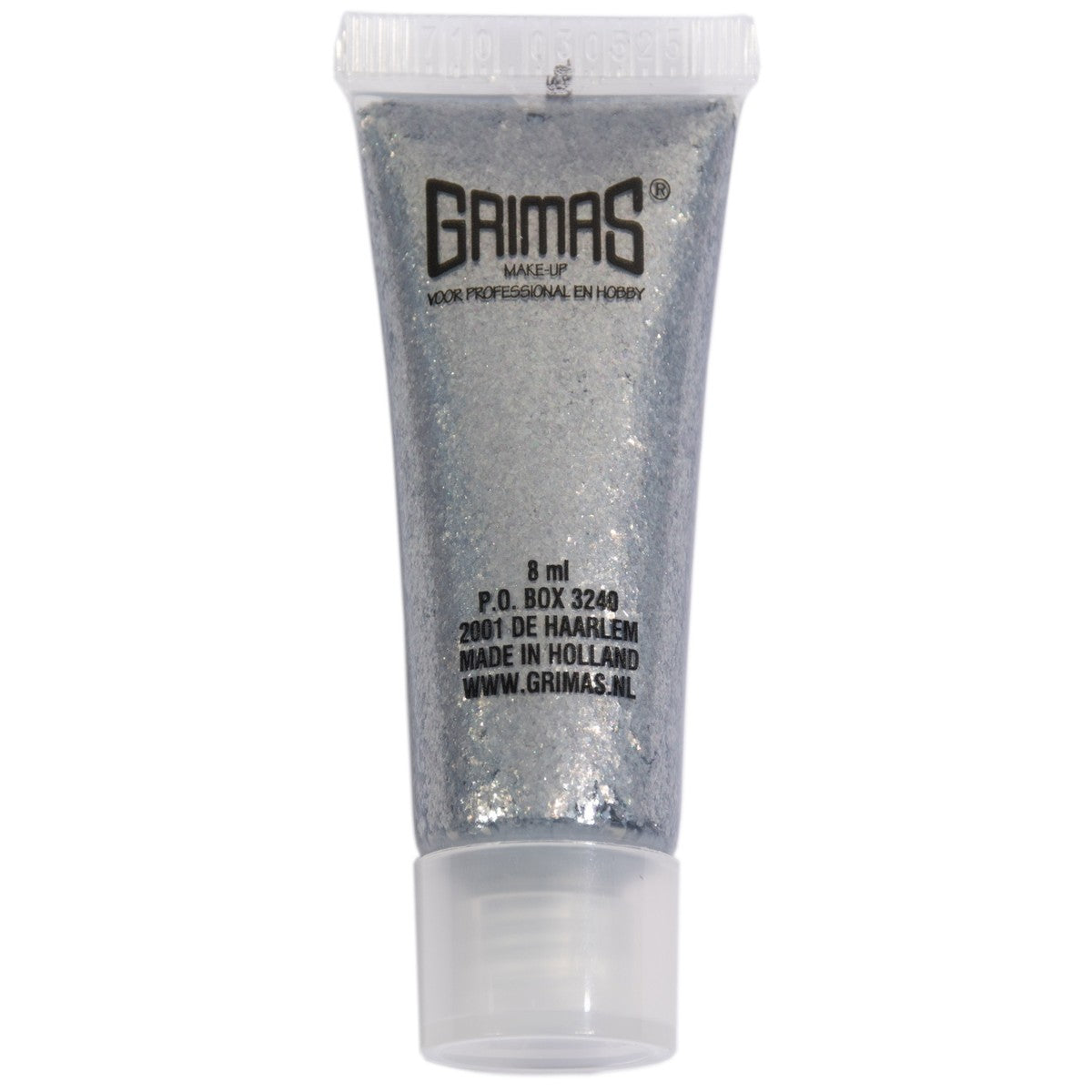 Grimas Shimmer Gel - 8 ml - zilver