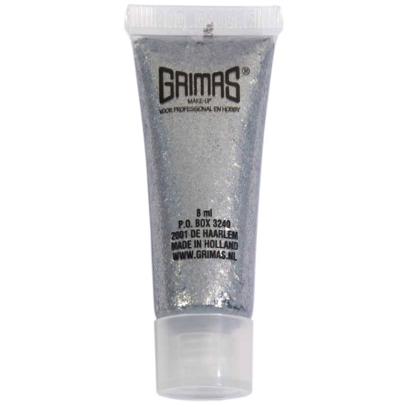 Grimas Shimmer Gel - 8 ml - zilver