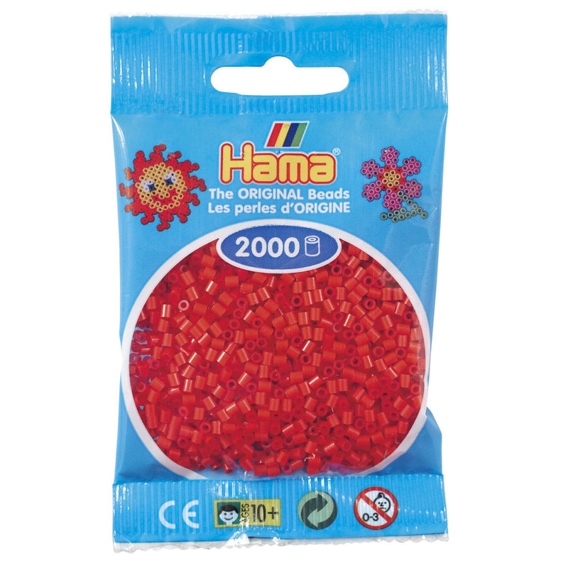 Hama Mini - strijkkralen - 2000 stuks - red 05