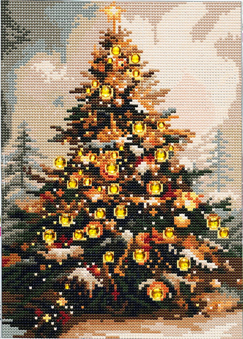 Diamond painting kit - 30x40 cm - adventskalender