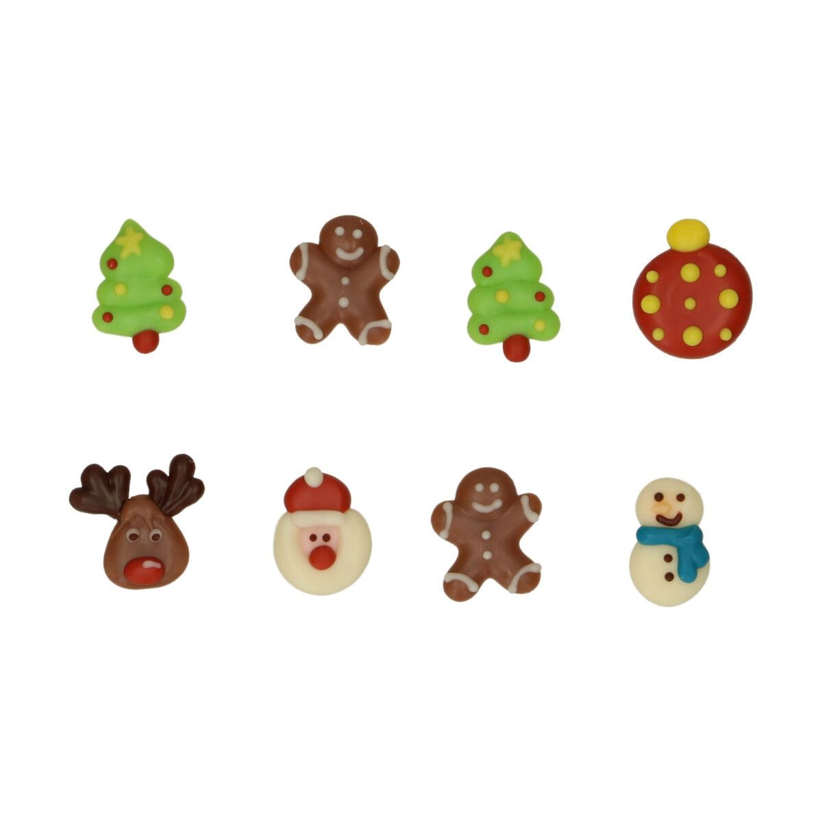 FunCakes chocodecoratie - Colourful Christmas