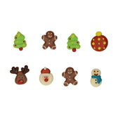 FunCakes chocodecoratie - Colourful Christmas