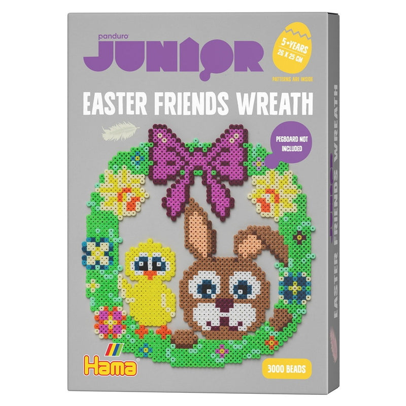 Panduro Junior DIY kit - Hama Midi Easter Friends Wreath