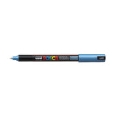 POSCA acrylmarker - ultrafijn PC-1MR - 0,7 mm - metallic blauw