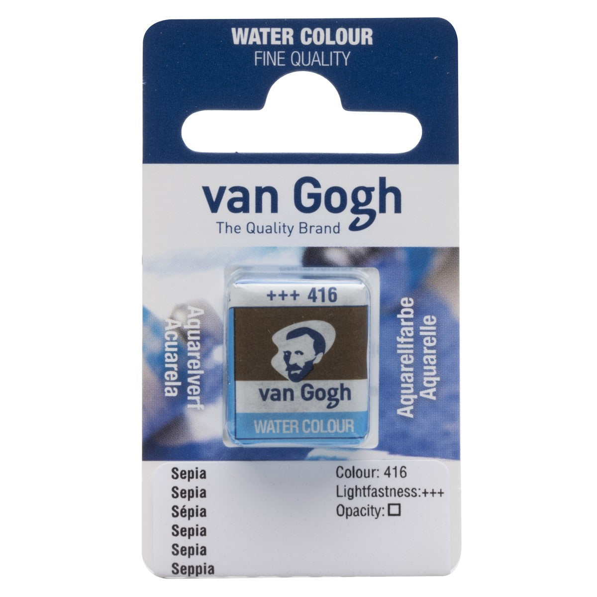 van Gogh aquarelverf - napje - sepia 416