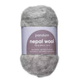 Nepal Wool lamswol - 50 gram - grijs melange