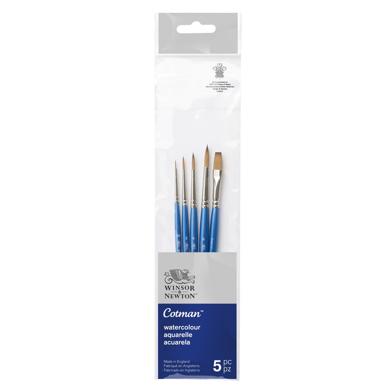W&N Cotman - aquarelpenselen - 5 varianten