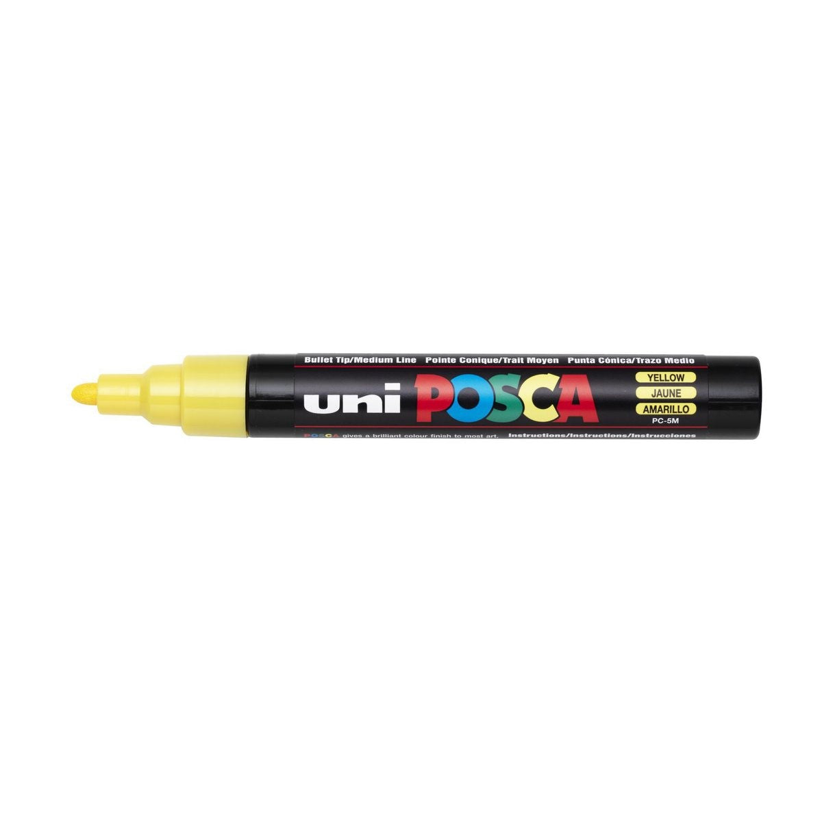 POSCA acrylmarker - medium PC-5M - 1,8-2,5 mm - geel