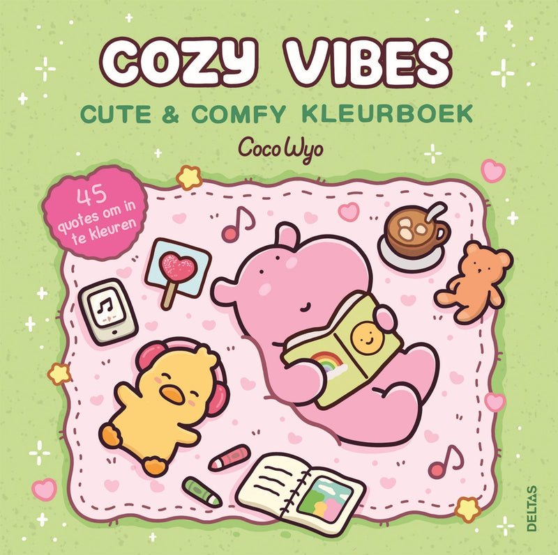 Kleurboek - Cute & Comfy - Cozy Vibes