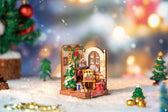 Robotime miniatuur DIY kit - Christmas Fireplace