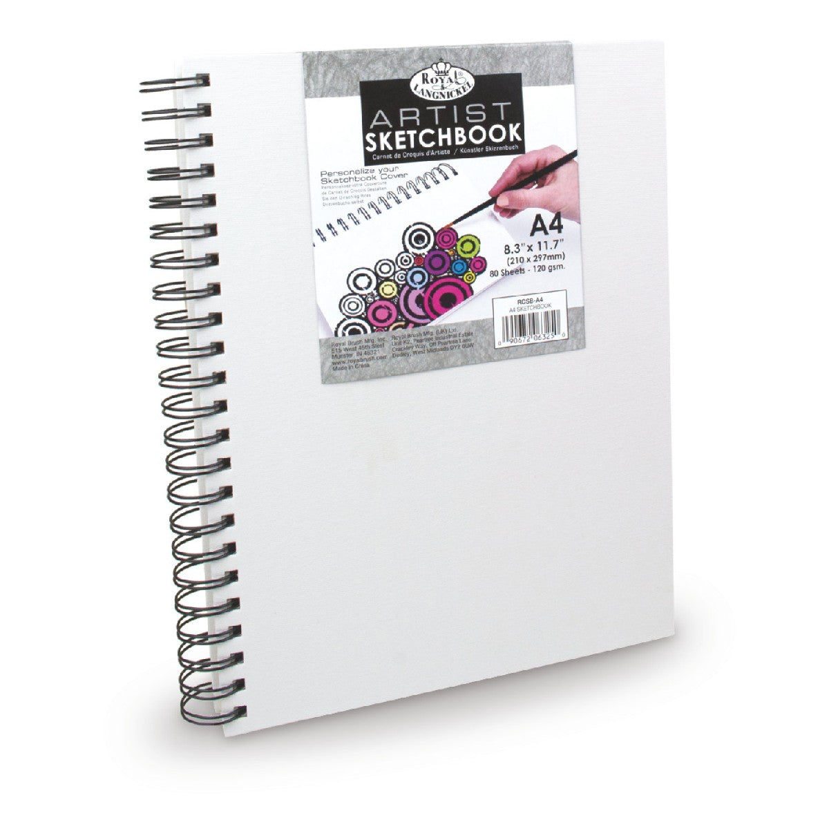 Schetsboek met canvas cover - A4