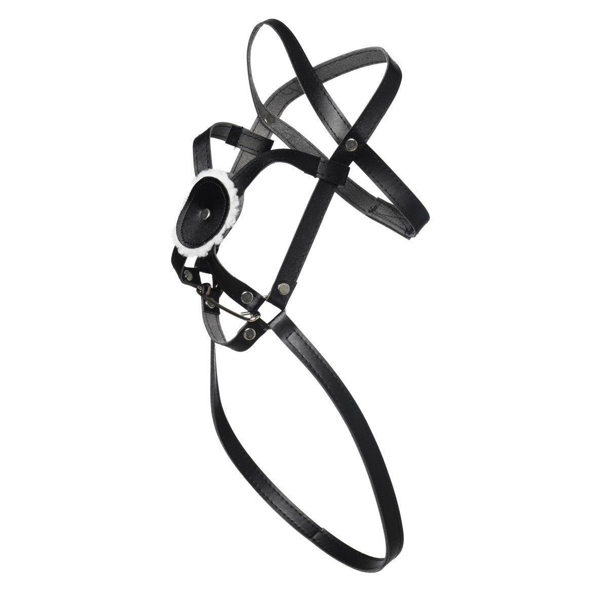 Hobby Horse - cross-over hoofdstel - zwart