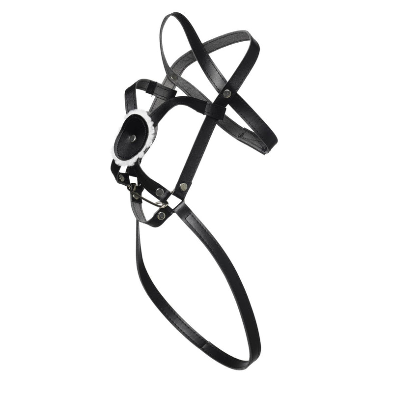 Hobby Horse - cross-over hoofdstel - zwart