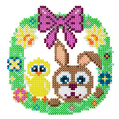 Panduro Junior DIY kit - Hama Midi Easter Friends Wreath