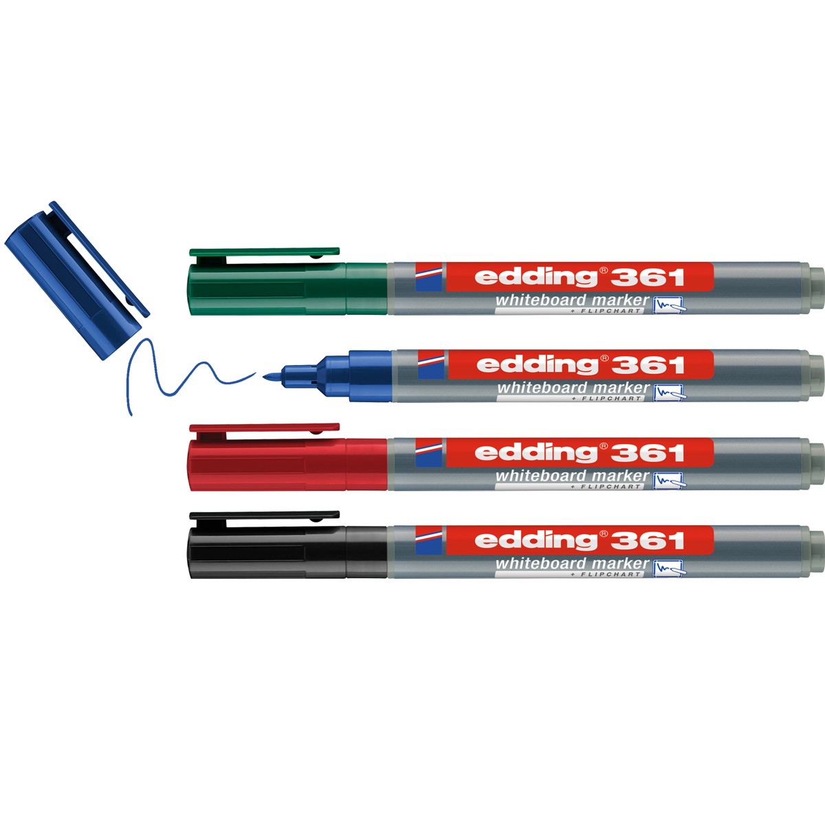 edding 361 whiteboard marker set - 4 stuks