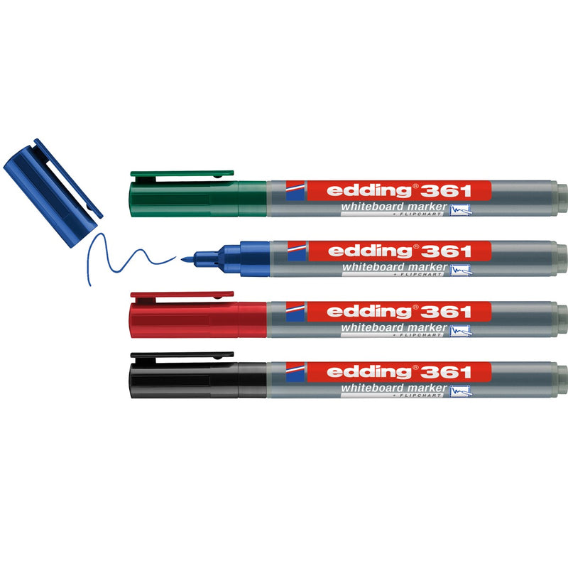 edding 361 whiteboard marker set - 4 stuks