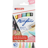 edding 5100 acrylic marker - 5 stuks - pastel