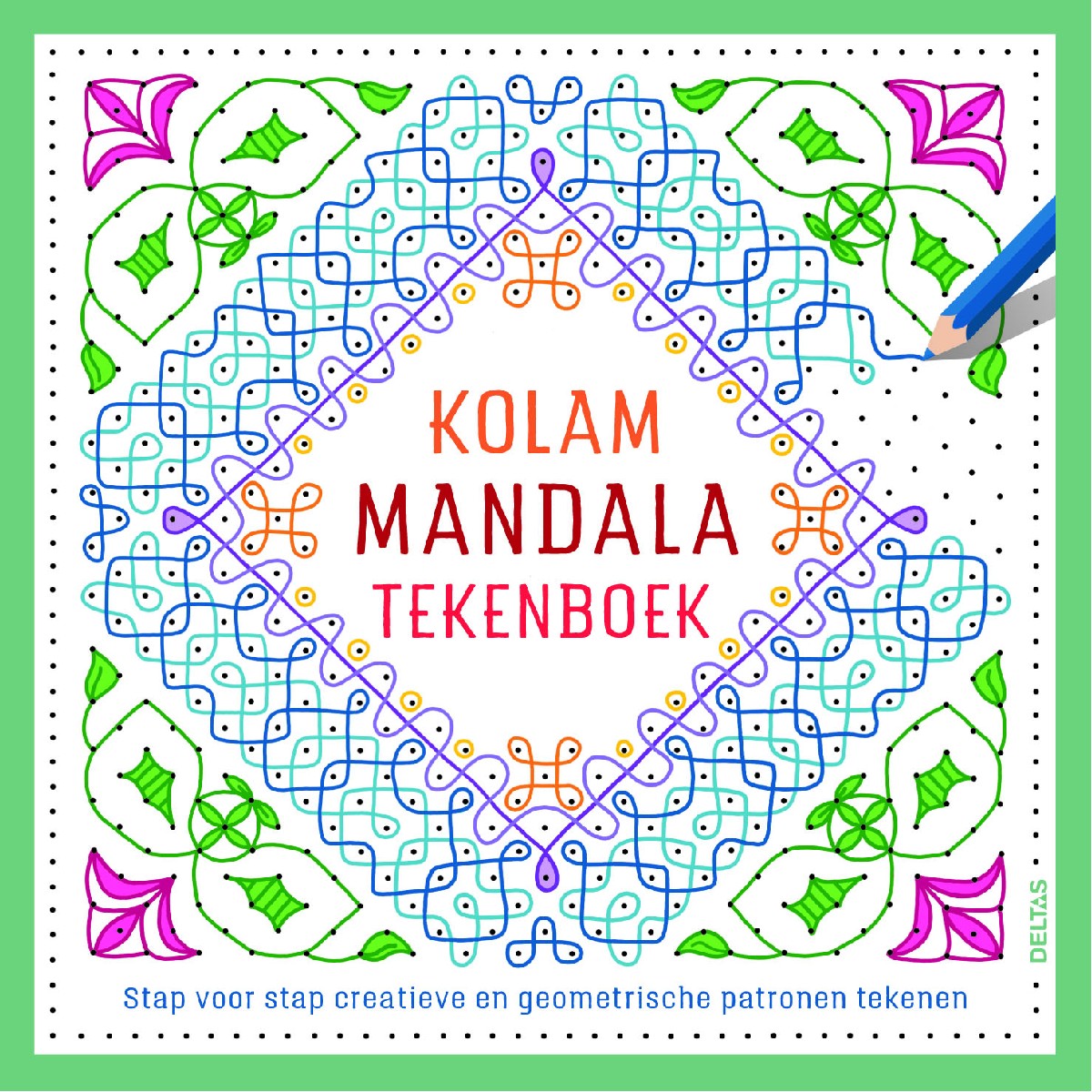 Kleurboek - Kolam mandala tekenboek