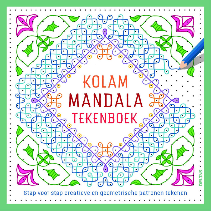 Kleurboek - Kolam mandala tekenboek